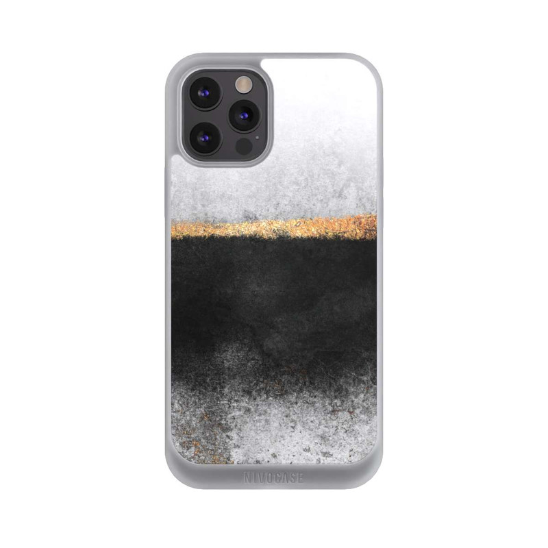 iPhone 12 Pro Max NIVOpure Impression de suie et d'or