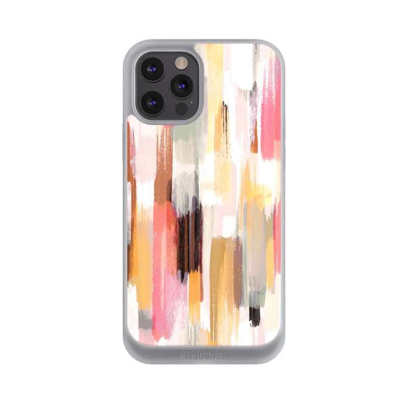 iPhone 12 Pro Max NIVOpure Abstrakte Pinselstriche Herbsttöne