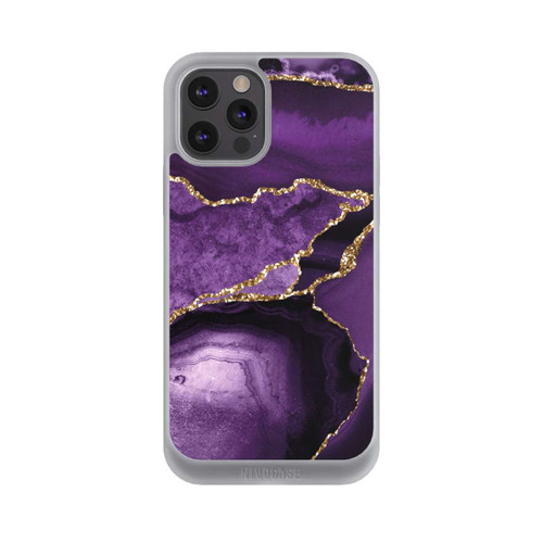 Apple iPhone 12 Pro Max NIVOpure Lila Marmor Landschaft