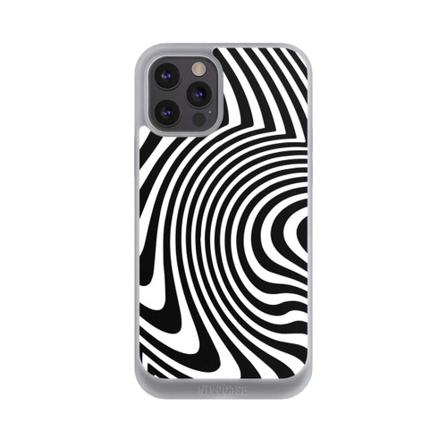 Apple iPhone 12 Pro Max NIVOpure schwarz-weiße Wellen
