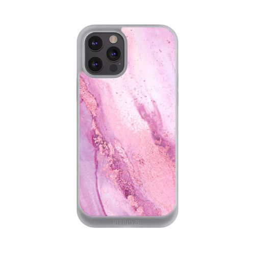 Apple iPhone 12 Pro Max NIVOpure Lila Marmorwand