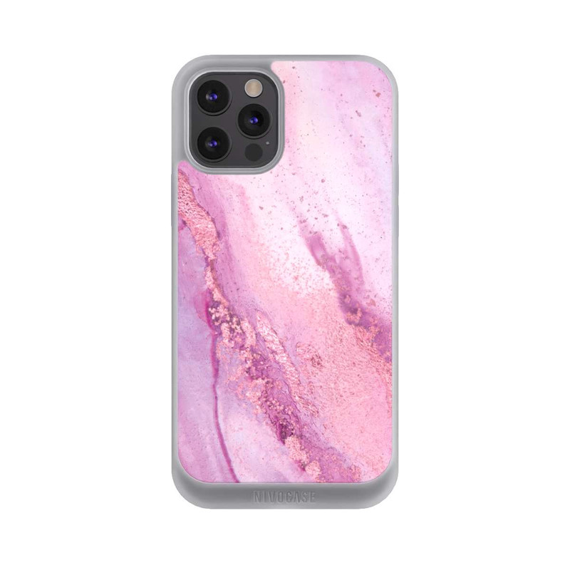 iPhone 12 Pro Max NIVOpure Encre murale en marbre violet