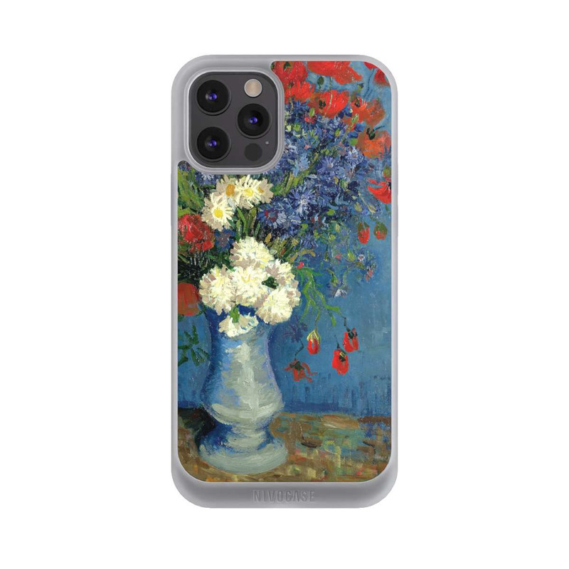 iPhone 12 Pro Max NIVOpure Vase avec Bleuets et Coquelicots - Vicent Van Gogh