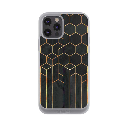 Apple iPhone 12 Pro Max NIVOpure Schwarze Sechsecke