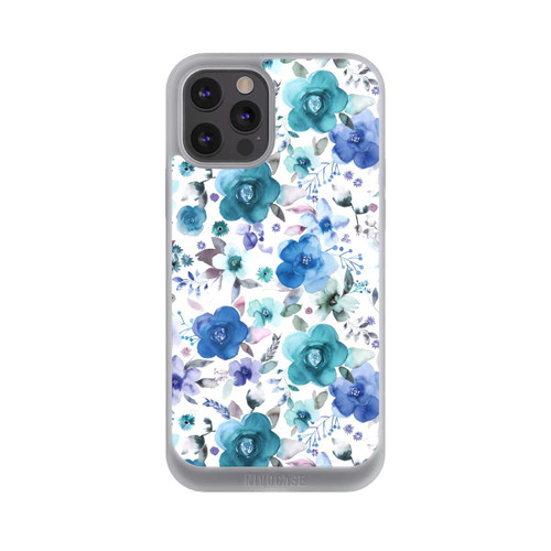 Apple iPhone 12 Pro Max NIVOpure Winterblumensträuße Blau