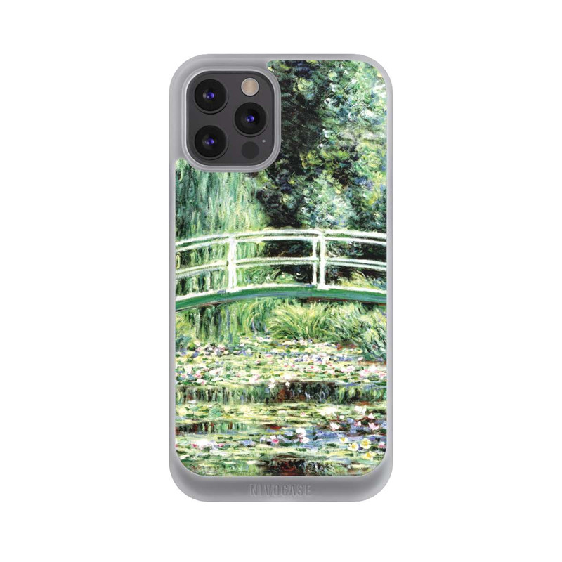 iPhone 12 Pro Max NIVOpure Weiße Seerosen von Claude Monet