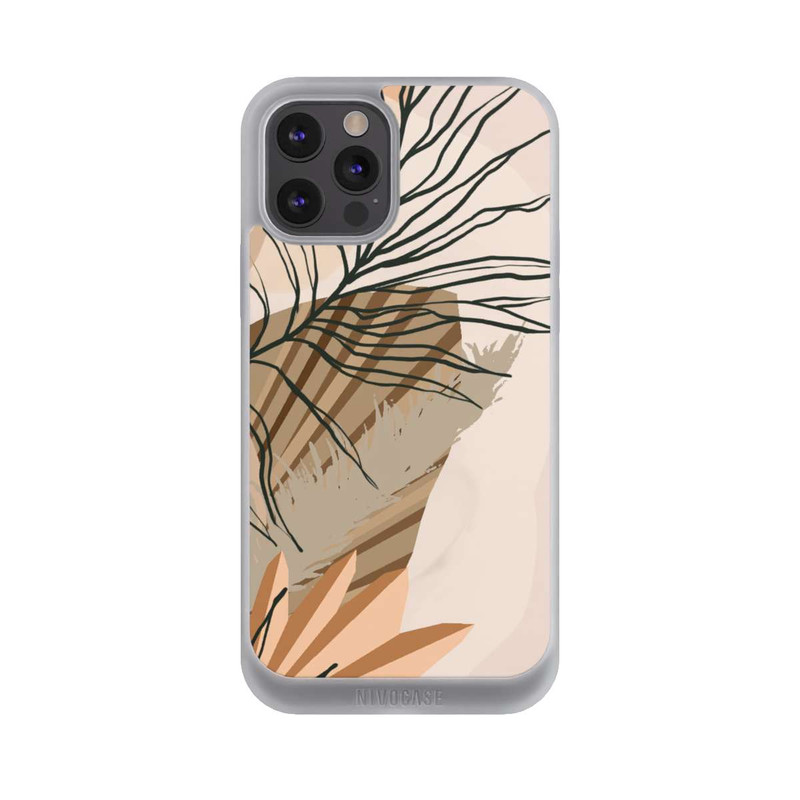 iPhone 12 Pro Max NIVOpure Line Art Sommer Farn
