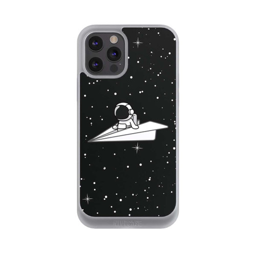 Apple iPhone 12 Pro Max NIVOpure Astronaut Paper Plane Comic