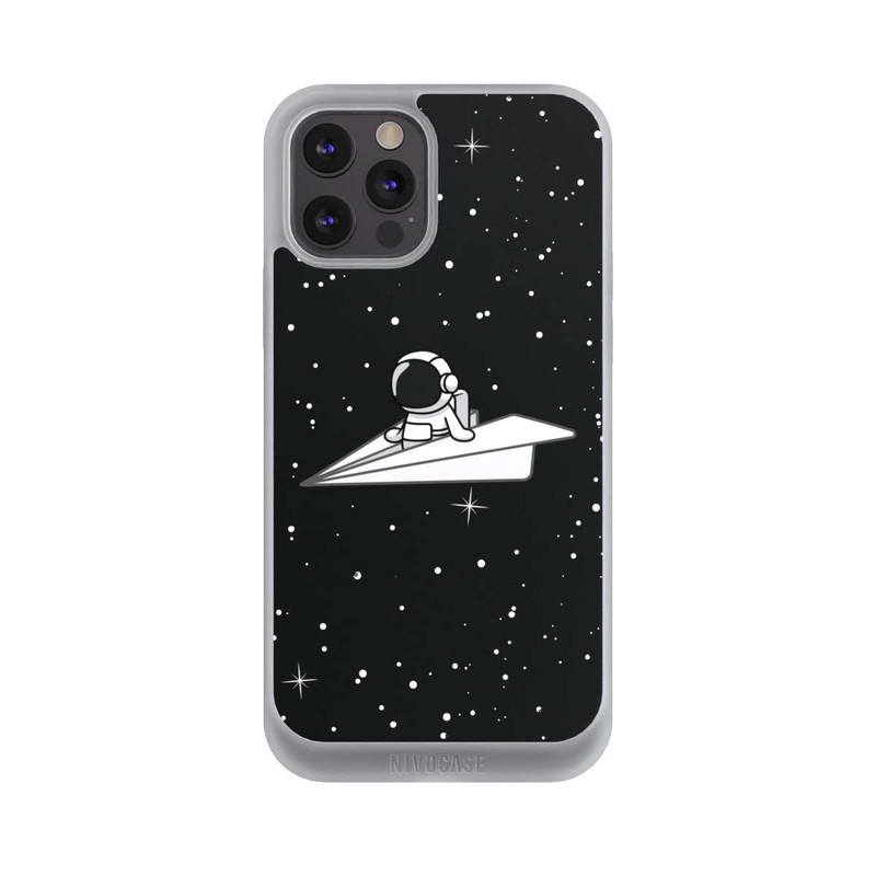 iPhone 12 Pro Max NIVOpure Astronaut Paper Plane Comic