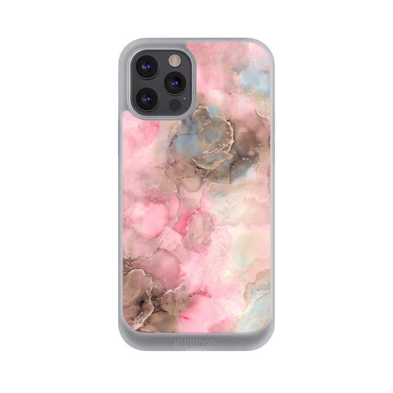 iPhone 12 Pro Max NIVOpure Encre Rose Sarcelle