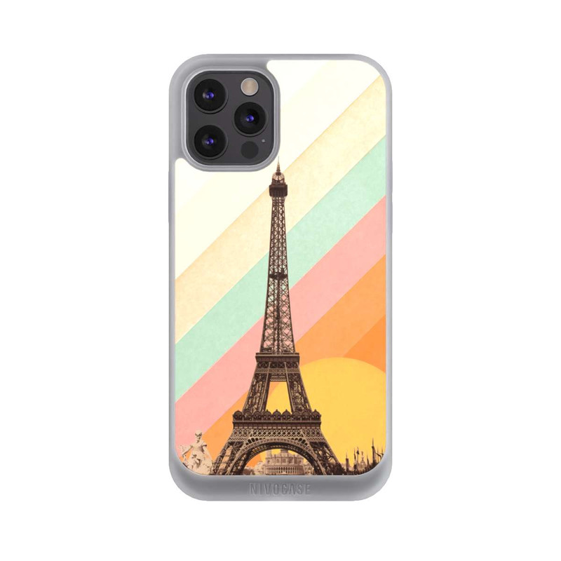 iPhone 12 Pro Max NIVOpure Tour Eiffel arc-en-ciel