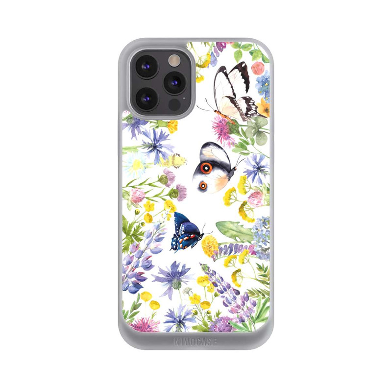 iPhone 12 Pro Max NIVOpure Fleurs Printanières et Papillons