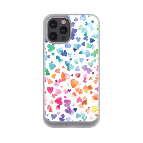 Apple iPhone 12 Pro Max NIVOpure Liebesherzen aquarell