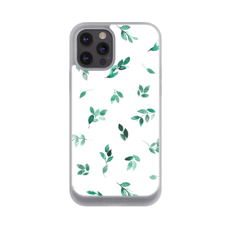 iPhone 12 Pro Max NIVOpure Feuilles d'automne Eucalyptus vert