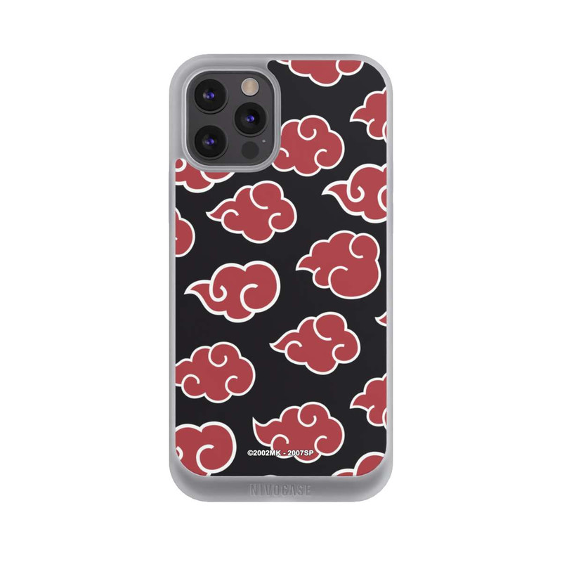 iPhone 12 Pro Max NIVOpure Akatsuki Pattern Noir Big