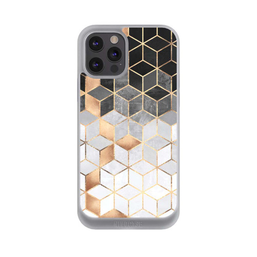 Apple iPhone 12 Pro Max NIVOpure Würfel dunkel und gold