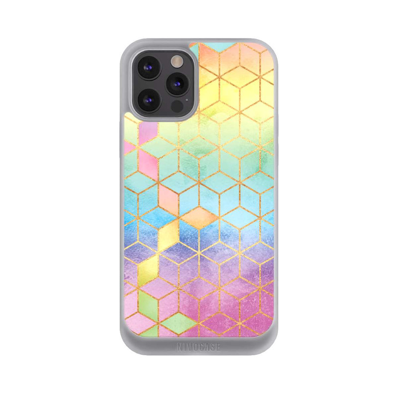 iPhone 12 Pro Max NIVOpure Cubes Arcs-en-ciel