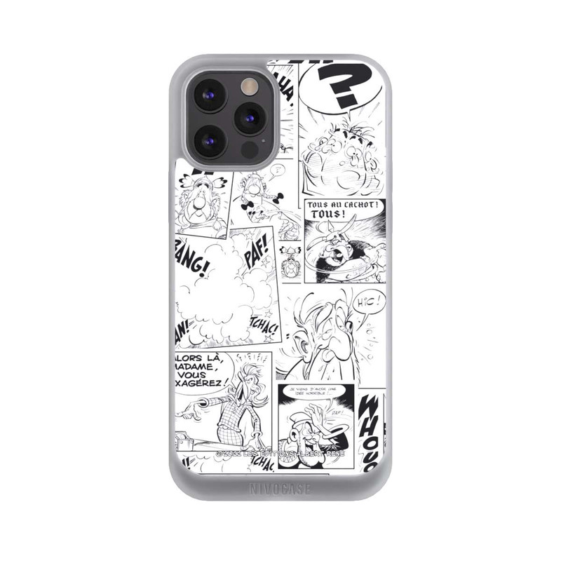 iPhone 12 Pro Max NIVOpure BD Astérix Blanc & Noir