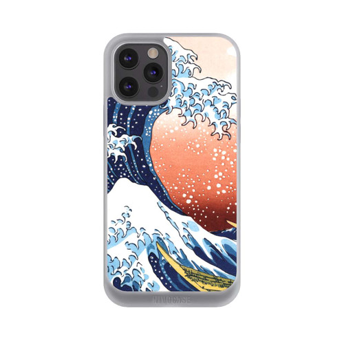 Apple iPhone 12 Pro Max NIVOpure La Grande Vague de Kanagawa Rouge