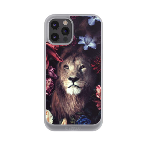 Apple iPhone 12 Pro Max NIVOpure Löwe Blumenrahmen