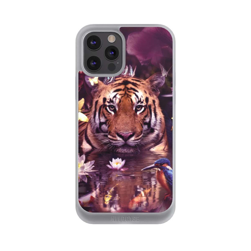 iPhone 12 Pro Max NIVOpure Tiger Blumenrahmen