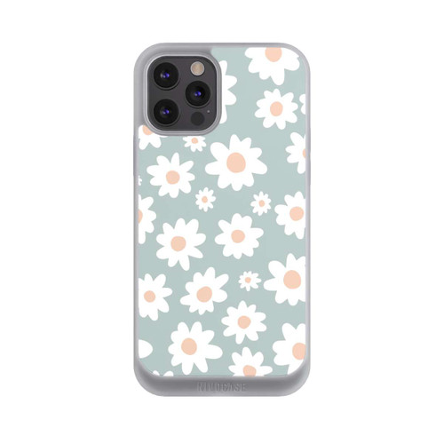 Apple iPhone 12 Pro Max NIVOpure Gänseblümchen Muster grün