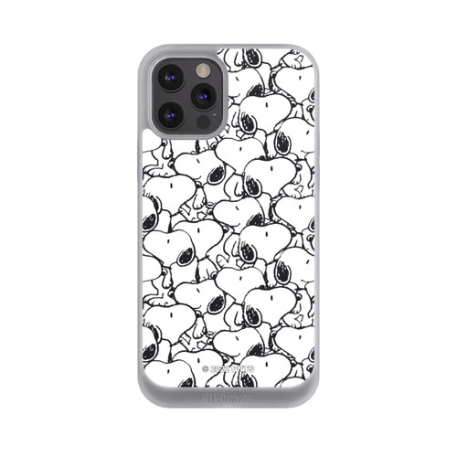 Apple iPhone 12 Pro Max NIVOpure Snoopy Muster Schwarz und Weiß