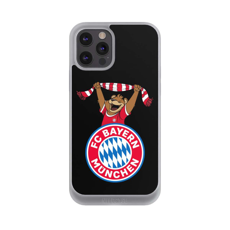 iPhone 12 Pro Max NIVOpure Bernie Jubel mit Schal Schwarz