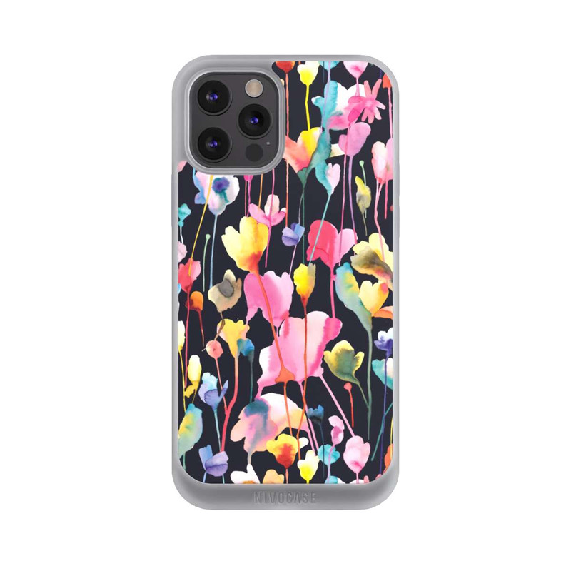 iPhone 12 Pro Max NIVOpure Wildblumen schwarz