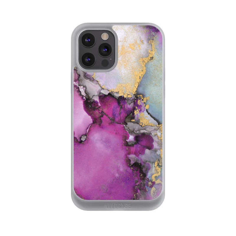 iPhone 12 Pro Max NIVOpure Alcohol Ink Art Pink