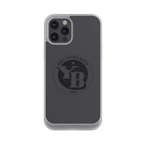 Apple iPhone 12 Pro Max NIVOpure BSC YB Logo Grau
