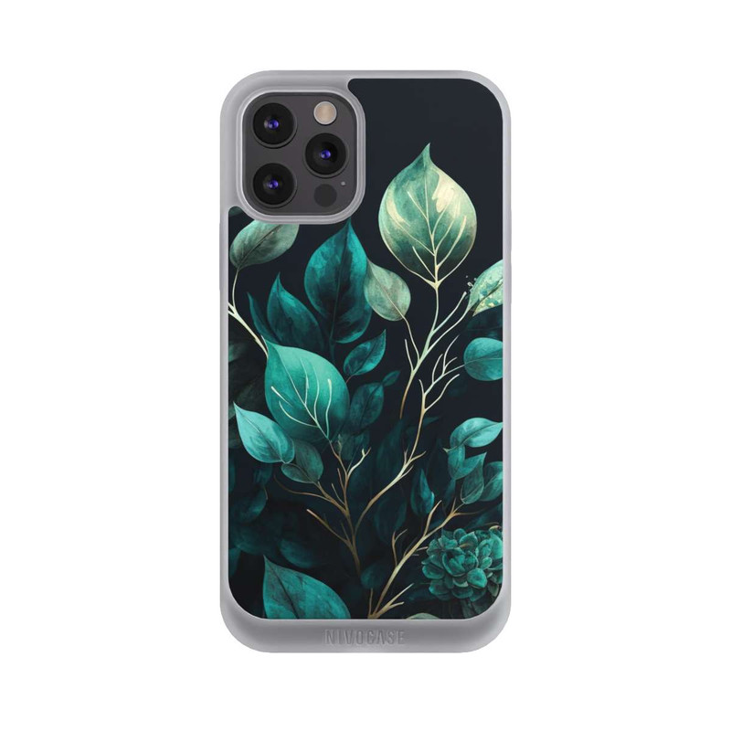 iPhone 12 Pro Max NIVOpure Eucalyptus Fond Sombre