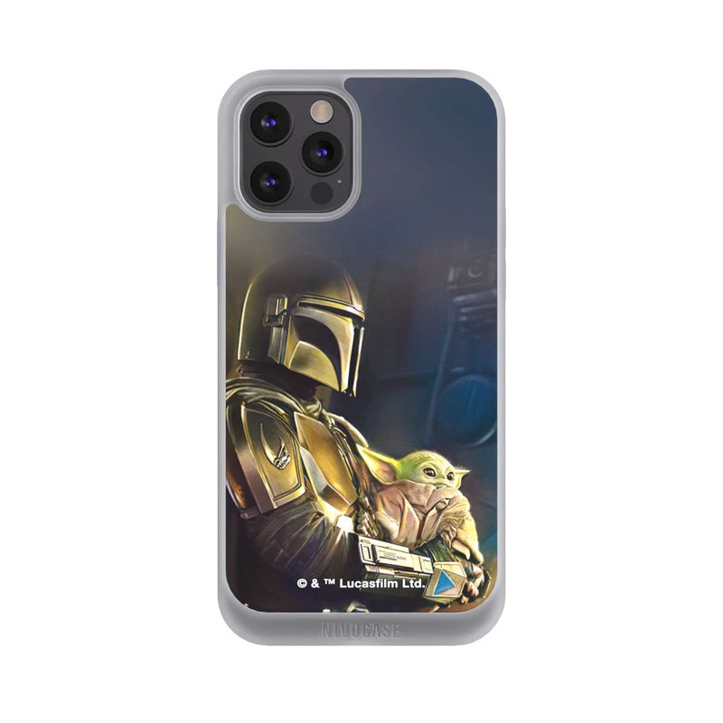 iPhone 12 Pro Max NIVOpure Mandaloriens et Grogu à l'intérieur du vaisseau
