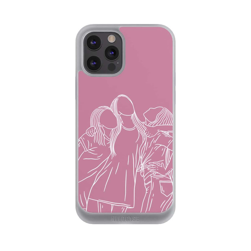 iPhone 12 Pro Max NIVOpure Freundinnen Line Art