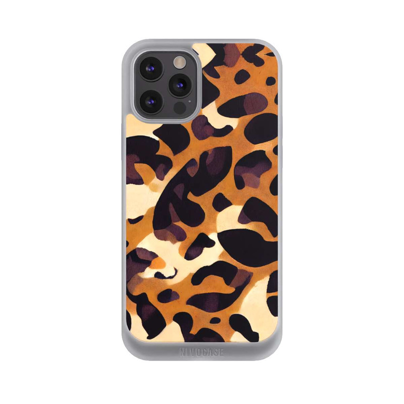 iPhone 12 Pro Max NIVOpure Leo Pattern light brown