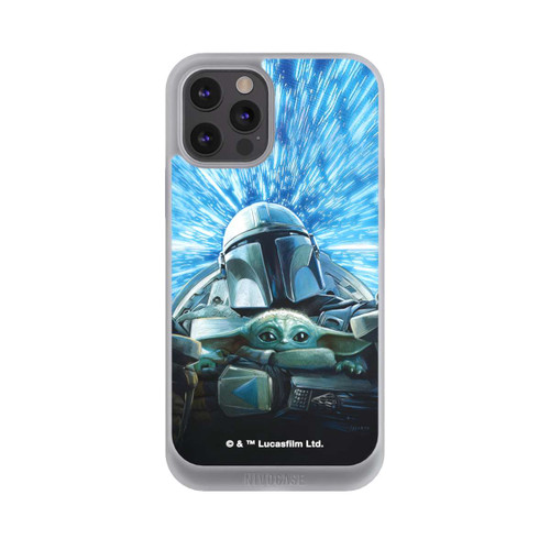 Apple iPhone 12 Pro Max NIVOpure Grogu et Mando Flying Blue