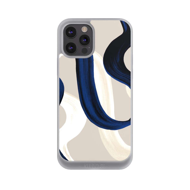 iPhone 12 Pro Max NIVOpure Traits de pinceau abstraits 80