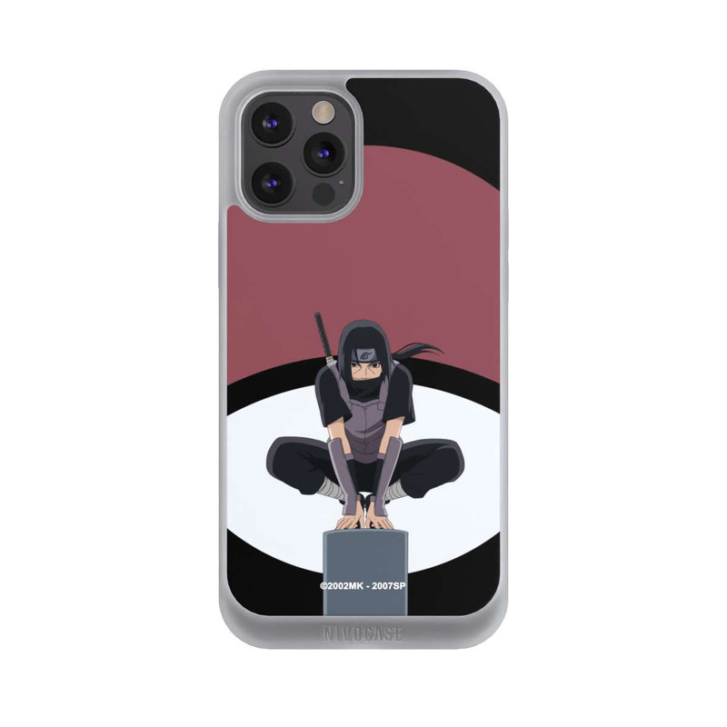 iPhone 12 Pro Max NIVOpure Itachi Uchiha Symbol schwarz