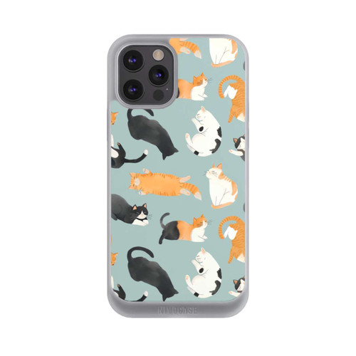 Apple iPhone 12 Pro Max NIVOpure Cats Pattern