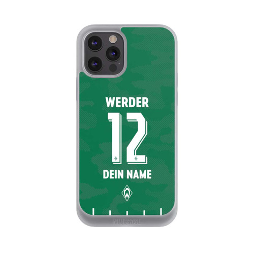 Apple iPhone 12 Pro Max NIVOpure Werder Bremen Trikot Personalisierbar 25-26