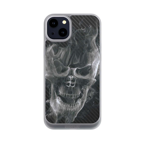 Apple iPhone 14 Plus NIVOpure rauchender Totenkopf Carbon