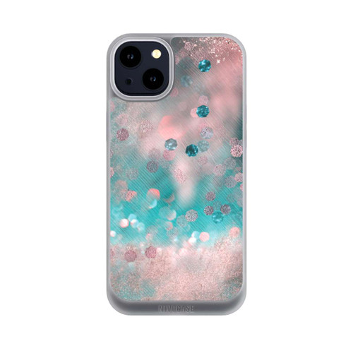 Apple iPhone 14 Plus NIVOpure Türkis-glamouröser Glitzerlook