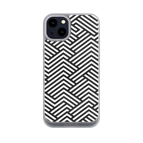 Apple iPhone 14 Plus NIVOpure Schwarz und Weiß ZigZag
