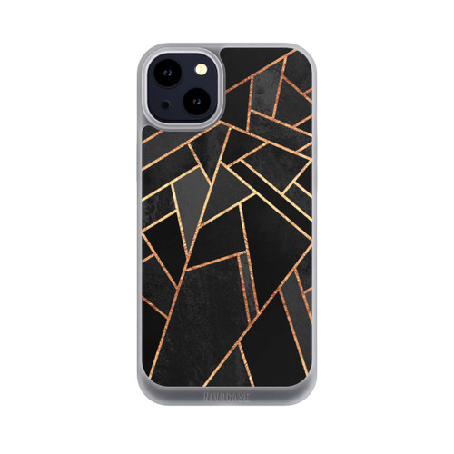 Apple iPhone 14 Plus NIVOpure Schwarze Nacht Gold Druck