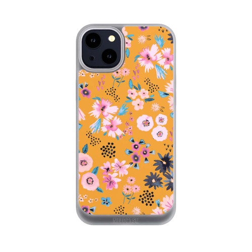 Apple iPhone 14 Plus NIVOpure Petites Fleurs Jaune Moutarde