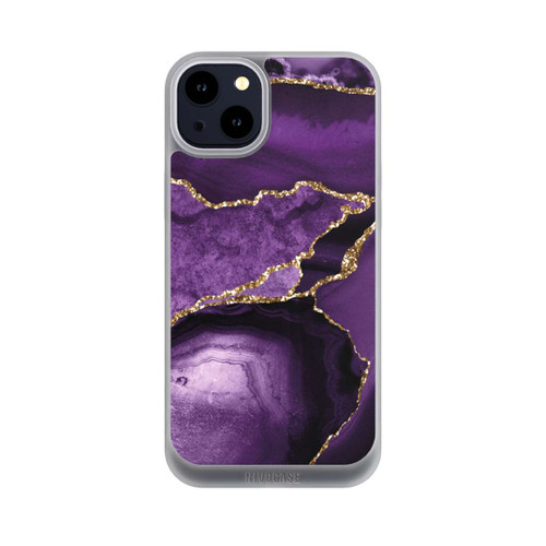 Apple iPhone 14 Plus NIVOpure Lila Marmor Landschaft