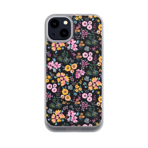Apple iPhone 14 Plus NIVOpure Petites Fleurs colorées Noir 2