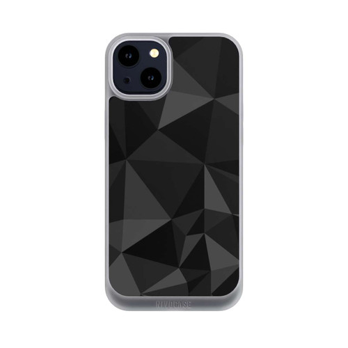 Apple iPhone 14 Plus NIVOpure Polygonmuster schwarz