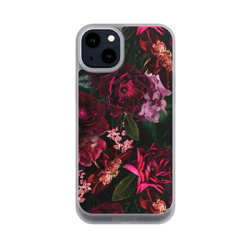Apple iPhone 14 Plus NIVOpure Dunkle romantische Vintage Rosen und Pfingstrosen