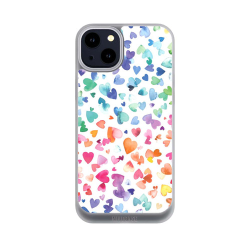 Apple iPhone 14 Plus NIVOpure Liebesherzen aquarell